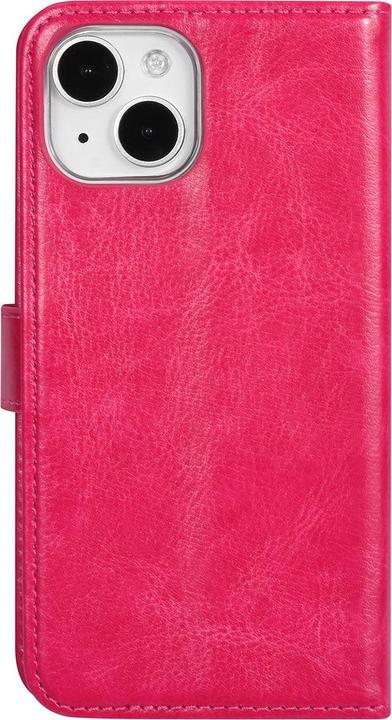 Immagine prodotto UNIQ Accessory Custodia iPhone 15 - Custodia a libro in ecopelle rosa caldo No.707 (Apple iPhone 15)