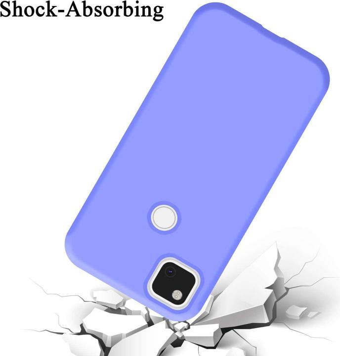 Image du produit Cadorabo Coque pour Google PIXEL 4A 5G TPU Liquid Silicone Case (Google Pixel 4a 5G)