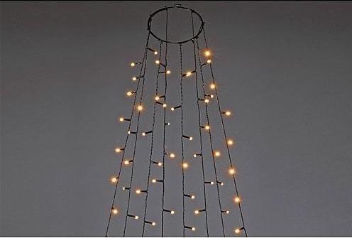 Konstsmide 6394-820 LED tree cover outdoor via plug-in power supply unit Number of lamps 240 LED (2.40 m)