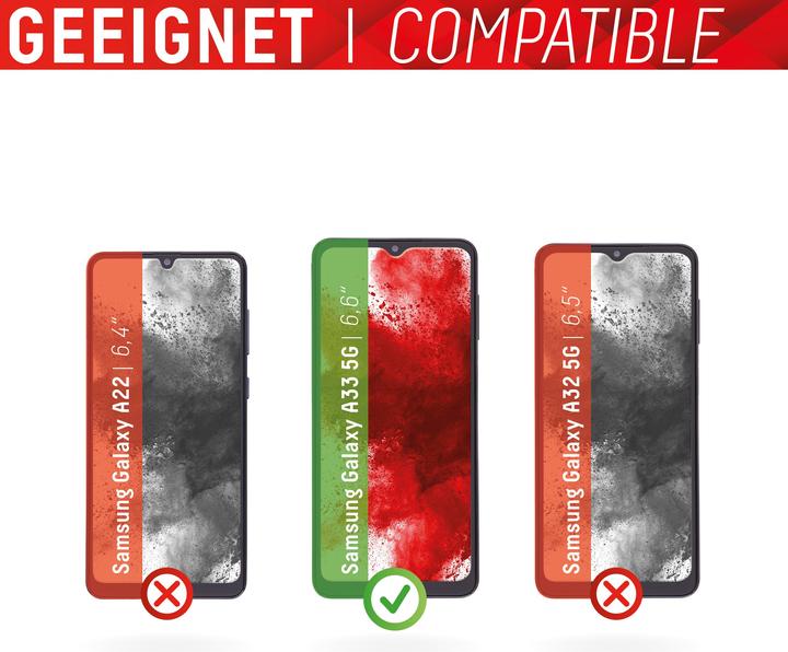 Immagine prodotto Displex Smart Glass, Displayschutzfolie (1 Pezzo/i, Samsung Galaxy A33 5G)