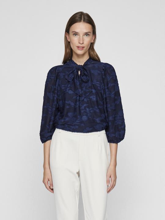 Actual product image Vila Tie neck top with 3/4 sleeves (M)