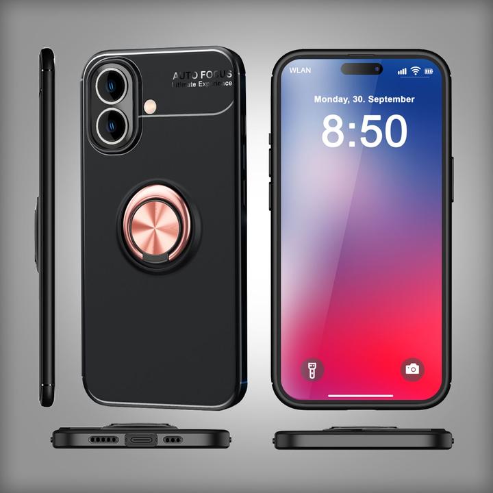 Actual product image Nalia Matte Ring Silicone Sleeve (Apple iPhone 16 Plus)