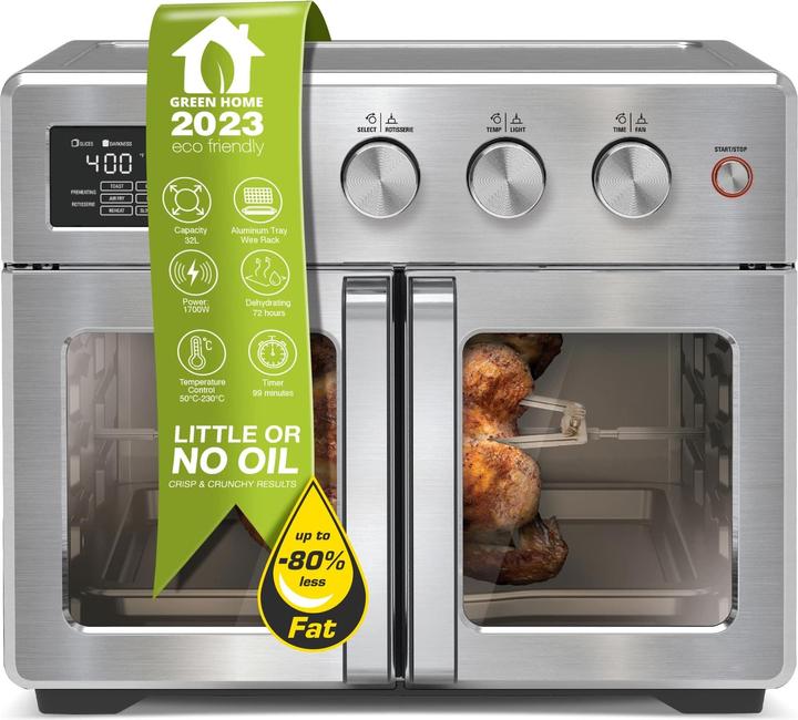 Actual product image TurboTronic By Z-Line 4in1 Hot Air Oven and Deep Fryer
