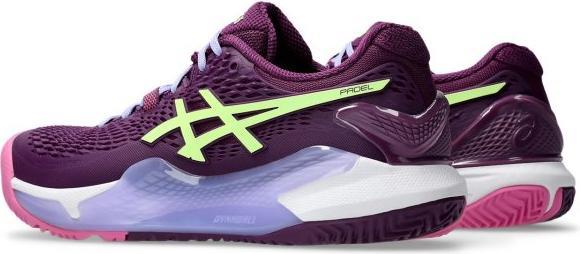 Produktbild ASICS Performance Gel-Resolution 9 Padel Lady Deep Mauve/Lime Green (37)