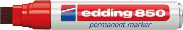 Edding Marqueur permanent 850 (Rouge, 15 mm, 1 x)