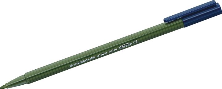 Image du produit Staedtler triplus color 323 feutre à trois pointes, produit unique, vert olive (Vert olive, 1 x)