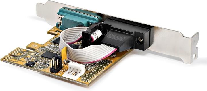 Produktbild StarTech COM 2 Port PCI Express Serielle Schnittstellenkarte PCIe auf RS232 Karte Serielle Adapter K