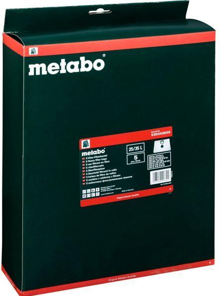 Produktbild Metabo Vlies-Filterbeutel