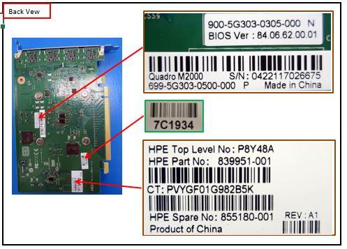 Image du produit HPE Sps Pca Graphics:Quadro