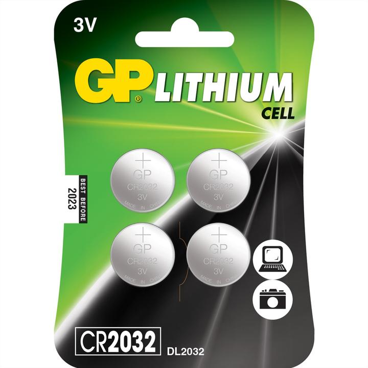 Actual product image GP Batteries CR 2032 (4 pcs., CR2032, 240 mAh)