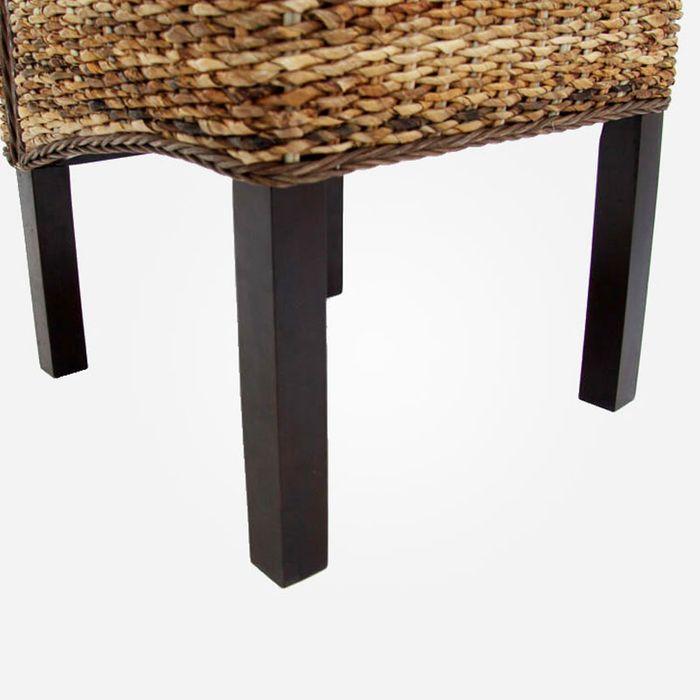 Image du produit Mendler 6x chaise en osier BALI banane tressée foncée