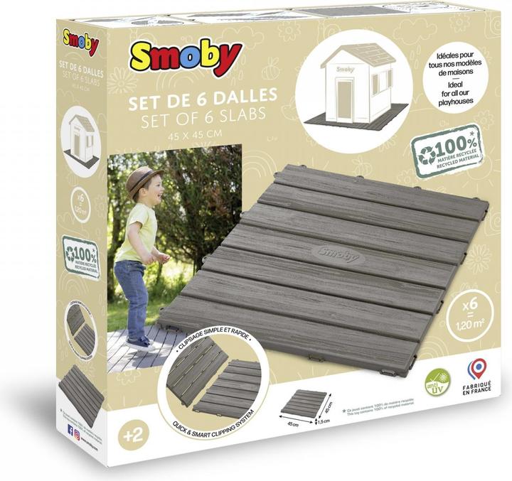 Actual product image Smoby Base plate set with click system