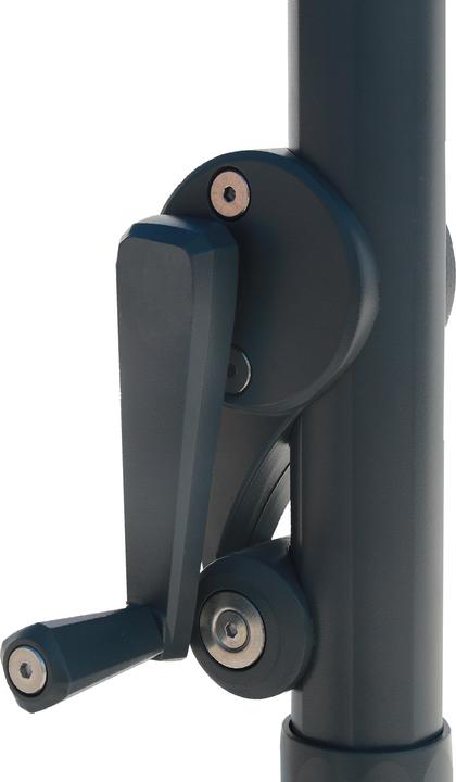 Actual product image Leco Rechteck-Doppelsonnenschirm lichtgrau (2.70 m)