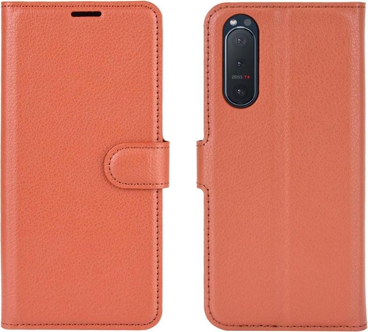 Produktbild König Design Hülle Handy Schutz für Sony Xperia 5 II Case Cover Tasche Etuis Bumper Braun Neu (Sony Xperia 5 II)