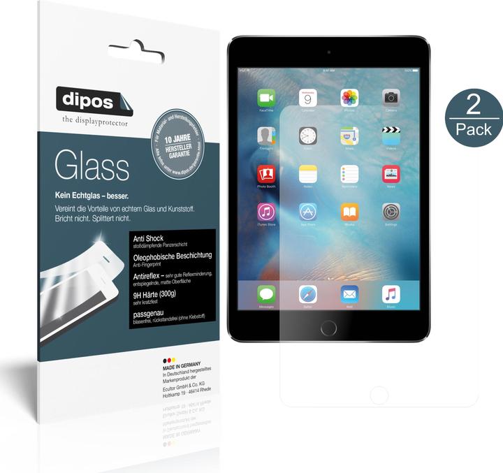 Immagine prodotto Dipos Pellicola Protettiva Anti-Shock (1 Pezzo/i, Apple iPad mini 4)