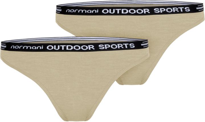 Normani 2er Pack Damen Merino Tanga „Dubbo“ - 8551 (XXL, Einzelpack)