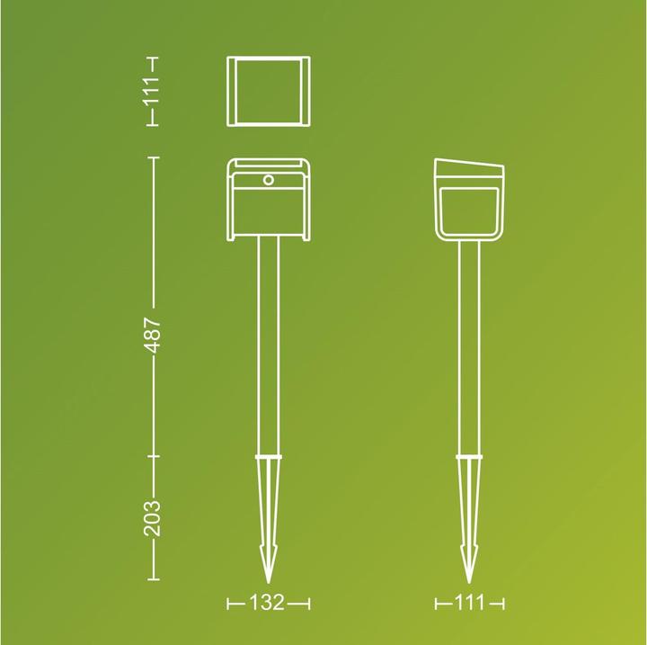 Produktbild Philips Outdoor Ultra Efficient Solar Ezra (250 lm, IP44)