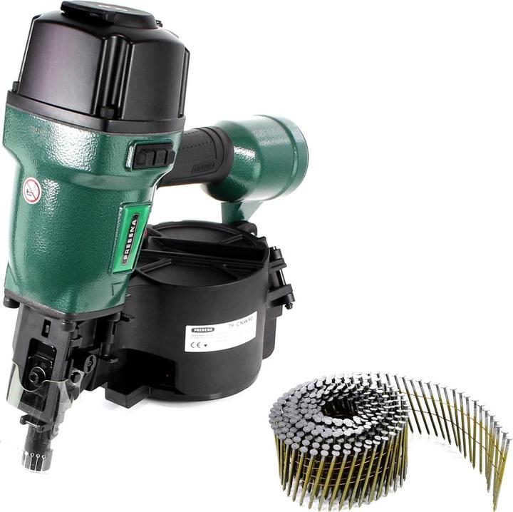 Immagine prodotto Prebena 7F-CNW90-S01 Chiodatrice pneumatica CNW per chiodi da 45-90mm + 7200x Chiodi in bobina