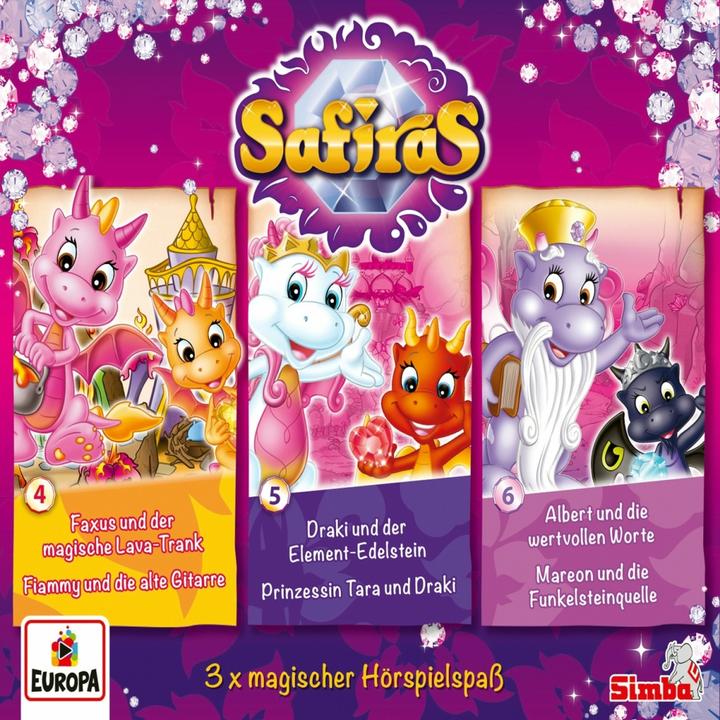 Produktbild Safiras - 002/3er Box - Drachenbox (Folgen 4 / 5 / 6) (Safiras, Deutsch)
