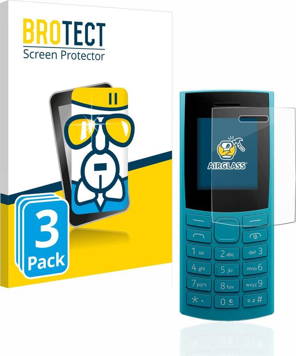 Image du produit BROTECT AirGlass Verre (3 pièce(s), Nokia 110 4G (2023))