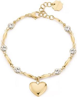 Actual product image Brosway Beautiful Gold Plated Bracelet Heart And Chakra Crystals