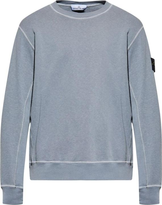 Stone Island Sweaters Clear Blue