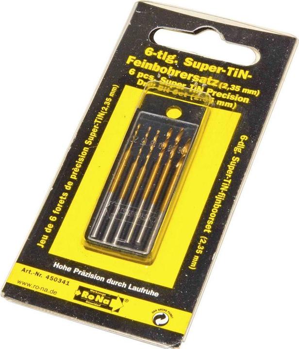 Actual product image RoNa Mini twist drill set (2.35 mm)