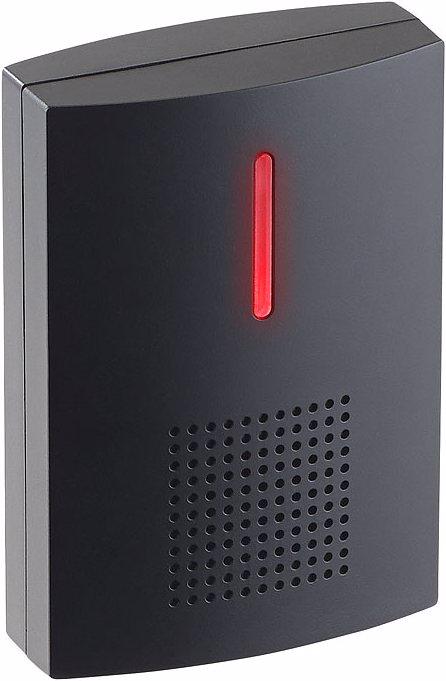 Immagine prodotto CasaControl Ricevitore radio per campanello FTK-120, luce e suono, fino a 100 m, nero (Funk)
