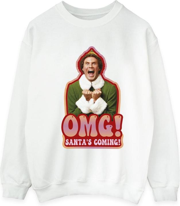 Produktbild Elf Santa's Coming Sweatshirt (5XL)