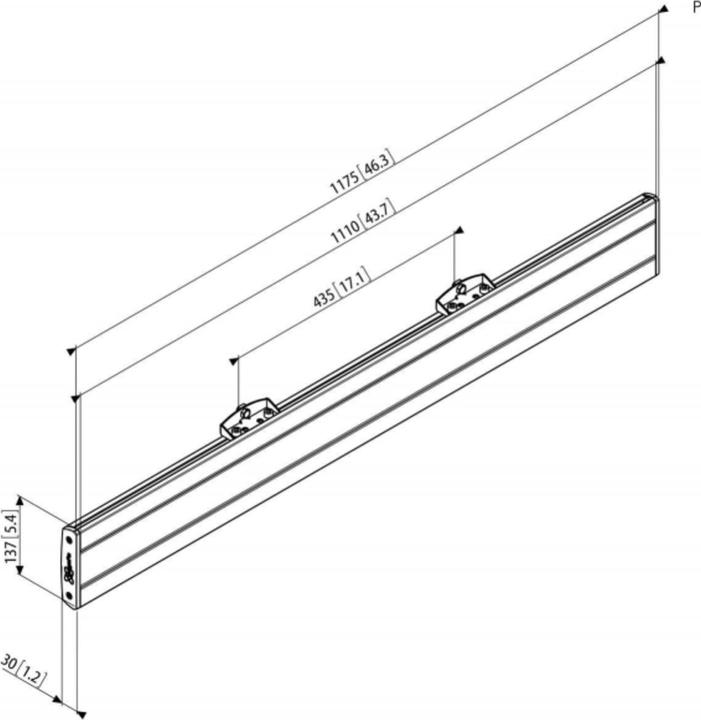Actual product image Vogels PFB 3411 ADAPTER BAR