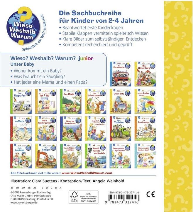 Immagine prodotto Ravensburger Unser Baby (Tedesco, Angela Weinhold, Clara Suetens, 2015)
