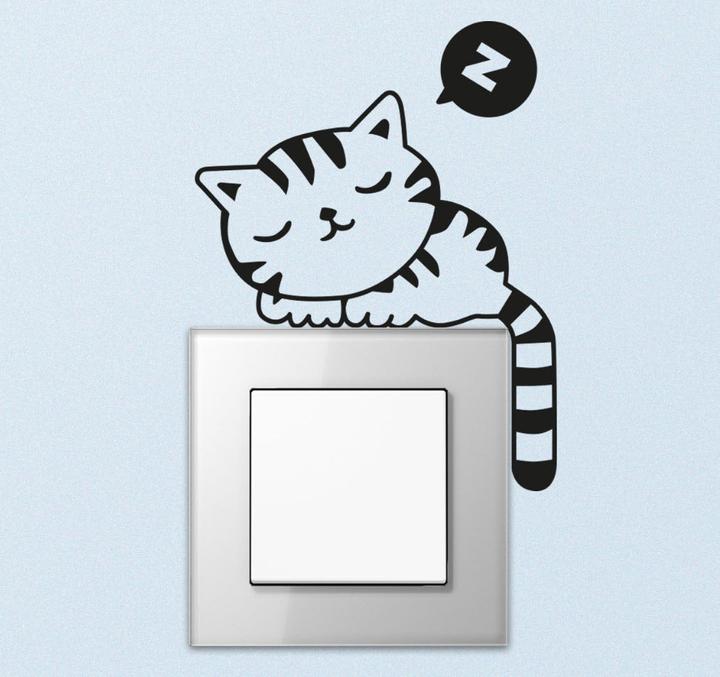Actual product image Cover-Discount Light switch wall stickers