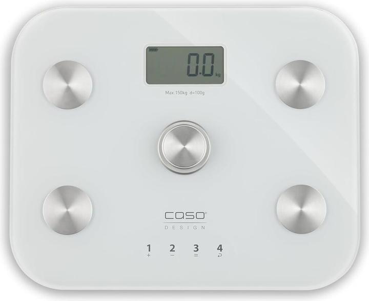 Actual product image Caso | Scale | BodyEnergy Fit | Maximum weight (capacity) 150 kg | Accuracy 100 g | White (150 kg)