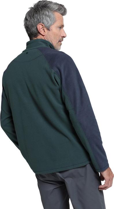 Actual product image Mountain Warehouse Mens Ashbourne II Half Zip Fleece Top (S)