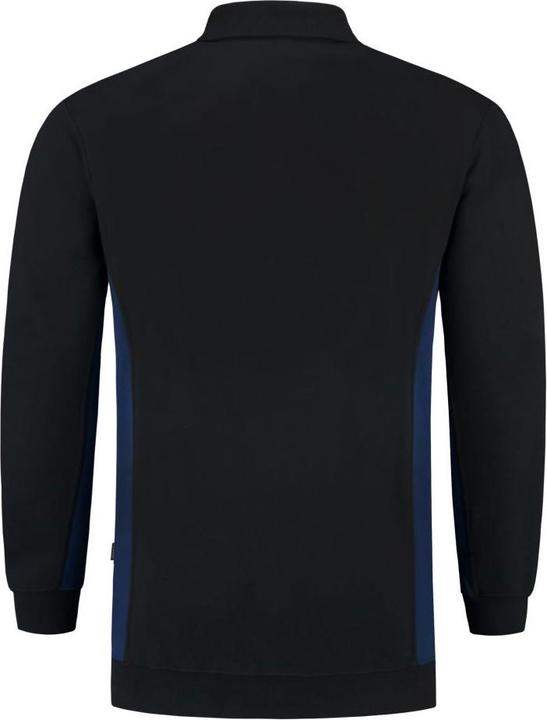 Produktbild Tricorp Sweatshirt Polokragen Bicolor Brusttasche NavyRoyalblue Gr. M (M)