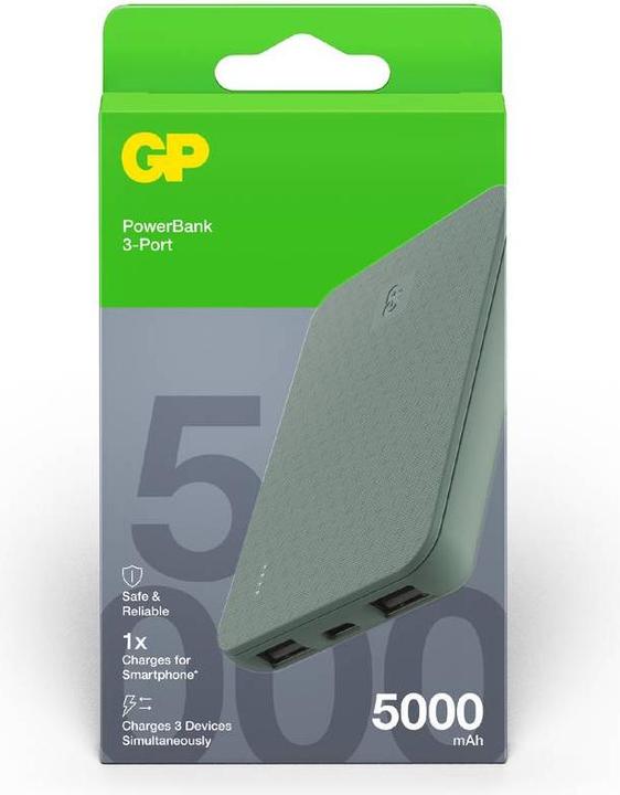Actual product image GP Batteries GP PowerBank B+ Series 5000 mAh moss green (5000 mAh)