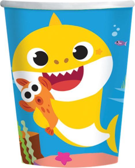Actual product image Amscan Baby Shark Party Mug (6 x)