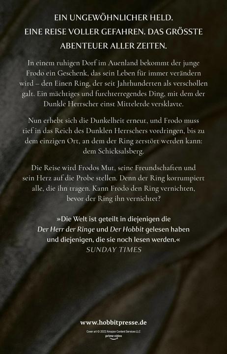 Produktbild Der Herr der Ringe (Deutsch, John R. R. Tolkien, 2022)