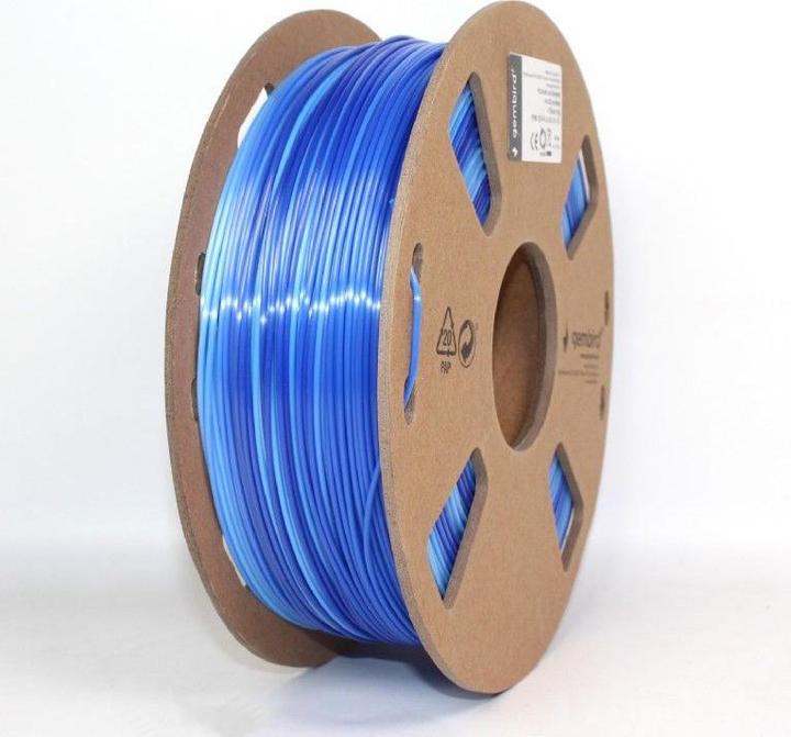 Actual product image Gembird Filament, PLA Silk Ice, 1.75 mm, 1 kg (PLA, 1.75 mm, 1320 g, Blue)