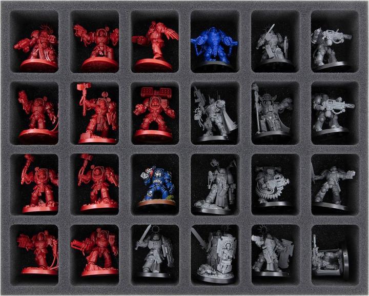 Produktbild Feldherr FS050A078 - Schaumstoffeinlage für Space Marines - 24 Fächer (Kunststoff)