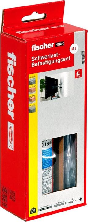 Actual product image Fischer Fisc SBS Set M8 Heavy Duty Be. (Silver, 150 ml)