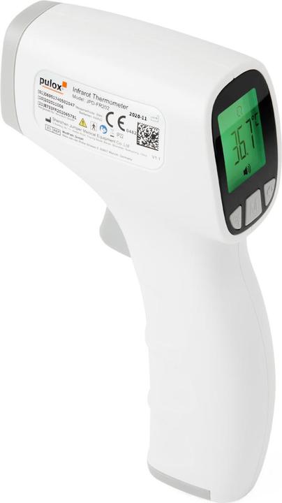 Pulox Thermomètre infrarouge JPD-FR202 (Front, Sans contact)