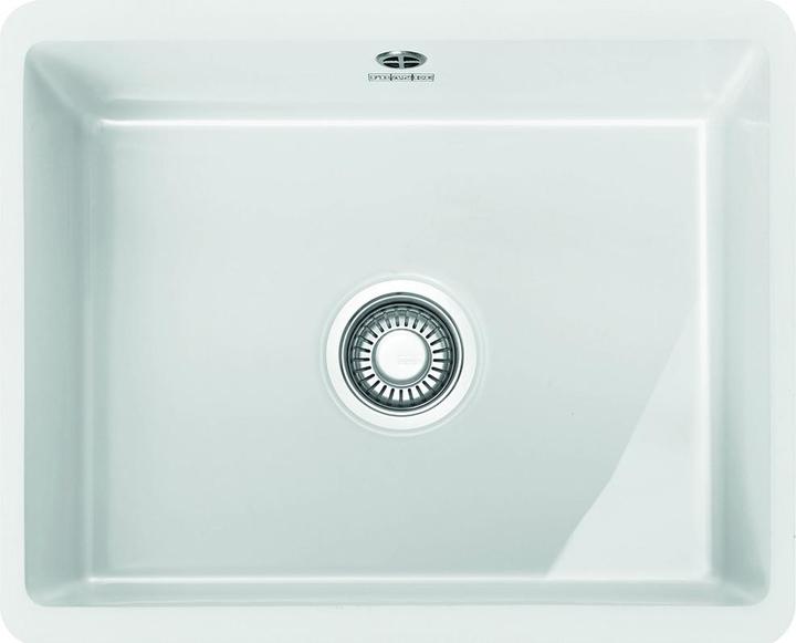 Franke Ceramic sink Kubus, KBK 110-50, Glacier (Einbauspüle, 44.50 cm, 54.50 cm)