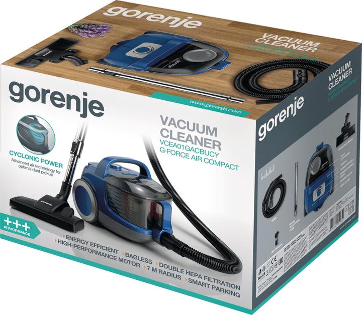 Actual product image Gorenje VCEA01GACBUCY 2.2 L Cylinder vacuum Dry Bagless