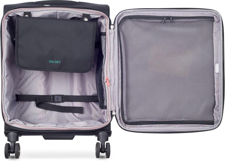 Produktbild Delsey Helium DLX Slim -matkalaukku, musta (40 l, Handgepäck (bis 50l))