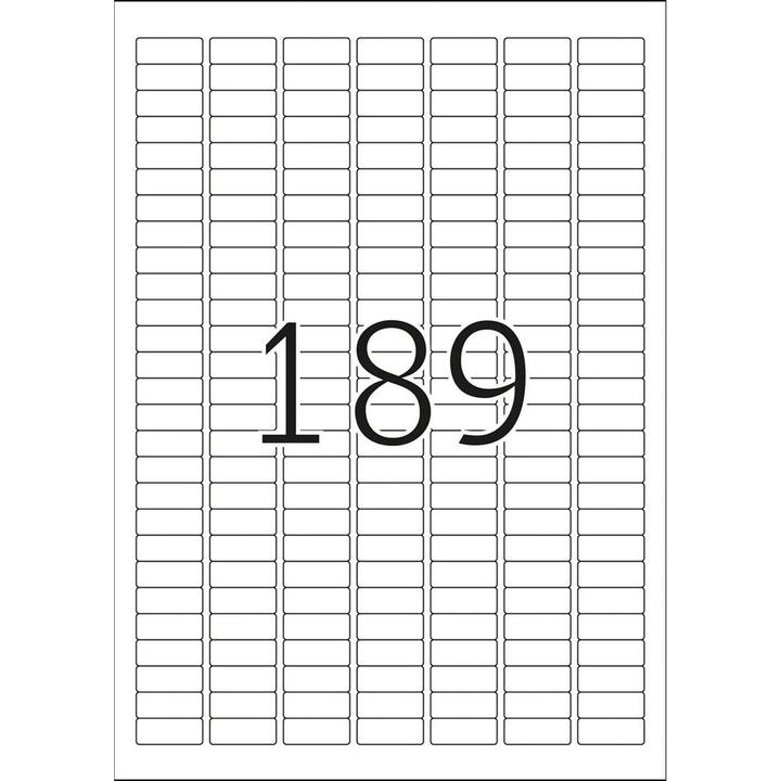 Actual product image Herma Power labels A4