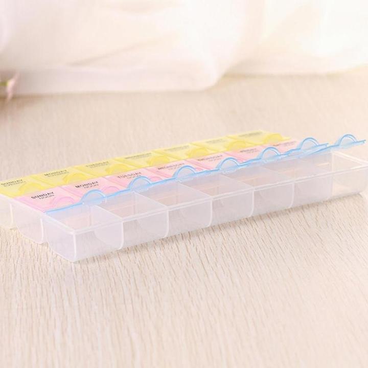 Actual product image Cbx Practical 7-day pill box for morning, midday and evening