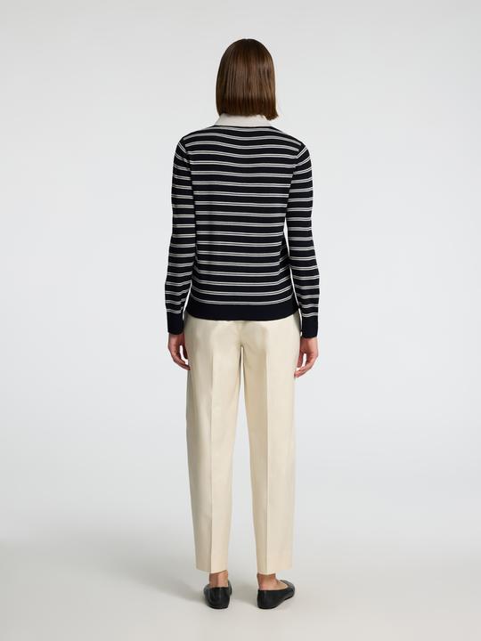 Image du produit Selected Femme 100% Merinowoll Langarm-Poloshirt (L)