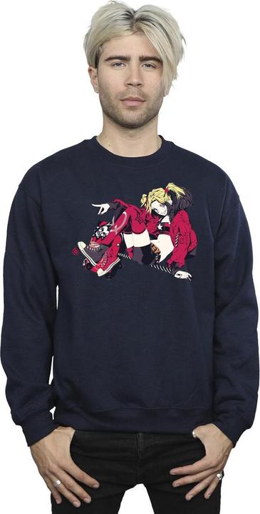 Image du produit Mens Harley Quinn Rollerskates Cotton Sweatshirt (5XL)