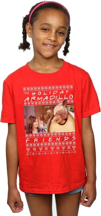 Immagine prodotto Friends Fair Isle Holiday Armadillo Maglietta Ragazze (140, 146)